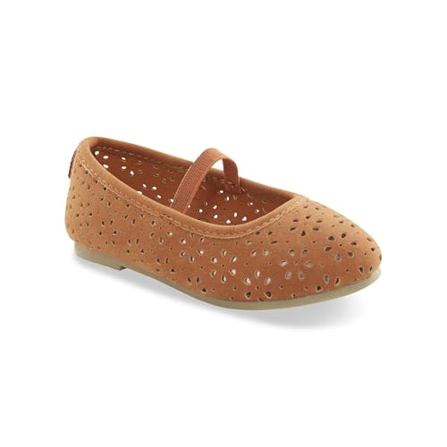 Ballerines Easton Carter's en marron élégant avec finitions soignées pour enfants.
