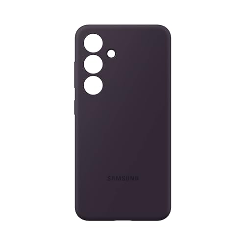 Image of SAMSUNG Galaxy S24 Silicone Phone Case, Protective Cover with Color Variety, Smooth Grip, Soft and Sleek Design, Snug Fit, US Version, EF-PS921TEEGUS, Dark Violet