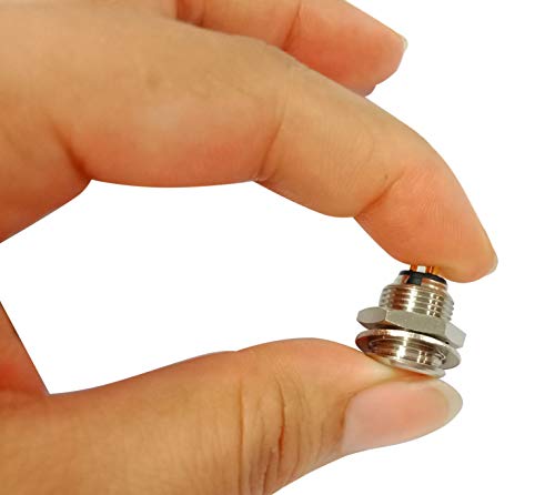 Zdycgtime Diy 3 Pin Mini Xlr Adapters 3 Pin Mini Xlr Male Socket Connector For Mic (Microphone) And Chassis Panel Mount Xlr Aviation Circular Plug Connector(2 Pack) #TOP6