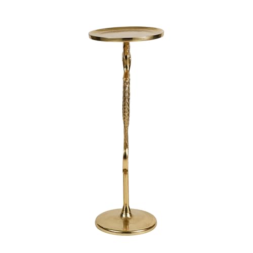 Image of Metal Brings Coastal Glam Side Table for Living Room Bedroom Home Decor Coffee Table Bedside Table and End Table