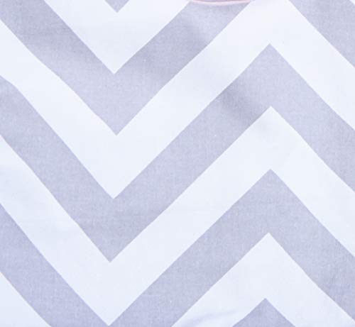 Biramar Baby Brooklyn Chevron Trocador Portátil, Rosa, 55 x 40 cm