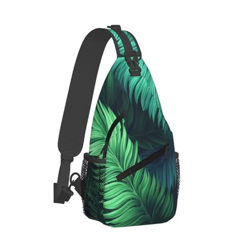 Bolso cruzado para hombre mochila de hombro tropical miniatura 2