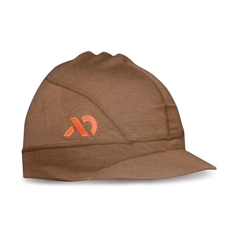 First Lite Brimmed Merino Beanie - Warm Hunting Hat - Dry Earth - Medium Cover