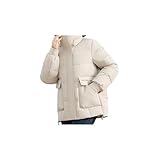 MOEIDO Chaquetas de plumón para exterior para muje Chaqueta de plumón for mujer Chaqueta gruesa de invierno (Size : L)