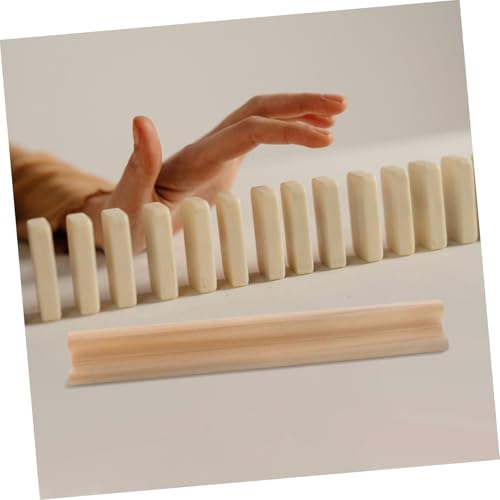Soporte de madera para fichas de dominó miniatura 4