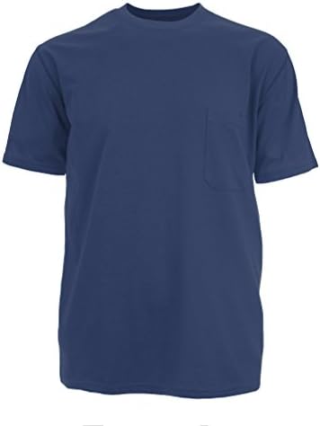 Men's UPF 30+ Dri-Balance Short Sleeve Pocket T-Shirt, Clothing for Bug and Tick Protection (as1, Alpha, x_l, Regular, Regular, Navy)