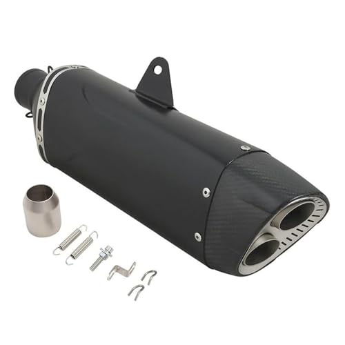 Tuyau d'échappement carbone 51mm haut de gamme à double évent pour personnaliser votre Z900