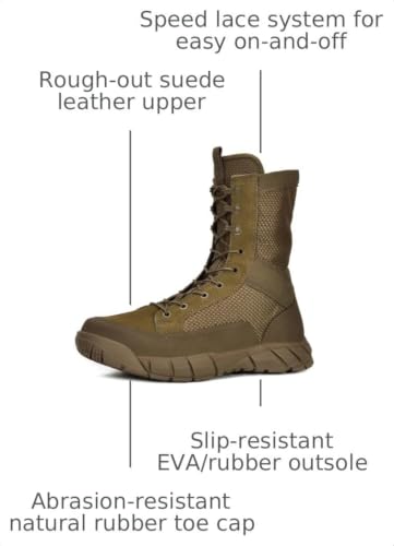 Image of XPETI Men's 8 inch Assault LT Tactical Military Boots