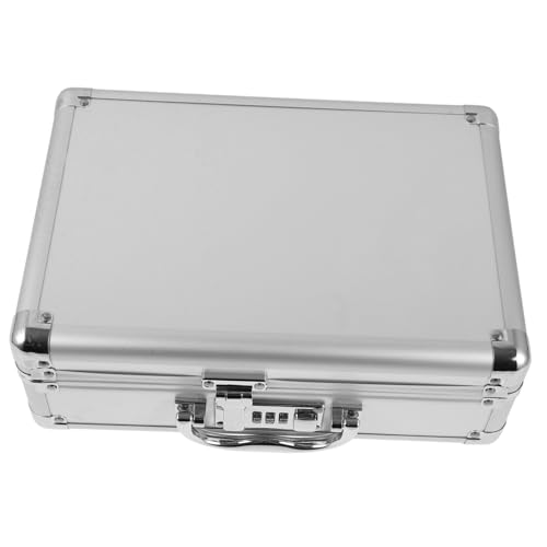 Portable Organizer Case with Password Lock Lightweight Aluminum Storage Briefcase for Outdoor Activities Hiking Camping Fishing and More Durable