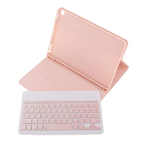 Capa com teclado Prettyia, destacável, fina, capa inteligente para iPad 10,2 polegadas 7ª A2197, A22