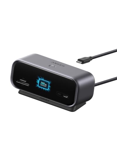 Anker Nano 10-in-1 USB-C Hub mit Smart Display & Dual Monitor Docking – Ansicht 1