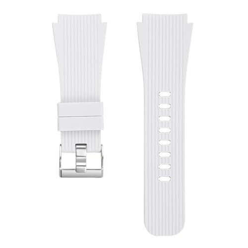 YGUK0J Correa de Silicona Compatible con Samsung Galaxy Watch 3 45mm Smartwatch Correas Oficiales Accesorios Compatible con Galaxy Watch 46mm Gear S3 22mm(White,Other 22mm)