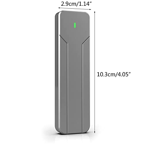 Carcasa externa SSD M.2 NVMe USB C sin herramientas miniatura 2
