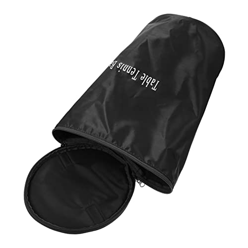 Abaodam Portable Table Tennis Ball Storage Bag Oxford Pingpong Pouch for Outdoor Indoor Gym School Travel Use