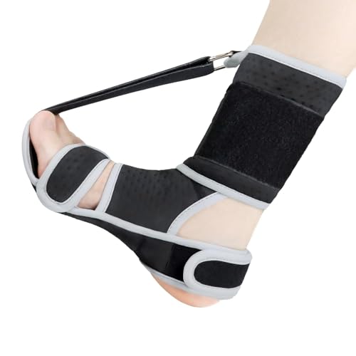 Plantar Fasciitis Night Splint Sock, Plantar Fasciitis Relief, Achilles Tendonitis Healing, Bone Spurs, Foot Drop, Flat Arches, Adjustable Foot Support. Soft, Breathable, Unisex, One Size Fits all