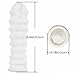 RIKWOG Finger Cot, Medium Finger Protectors Latex Anti-Static Finger Covers, Finger Tip Protect Keeping Dressing Dry and Clean Disposable Finger Gloves White(approxi 135pcs)