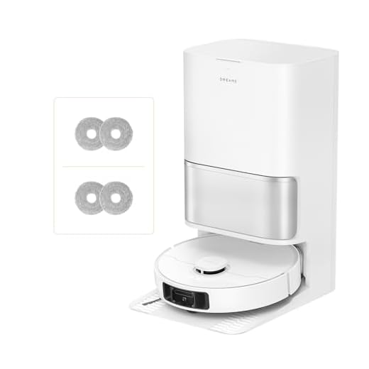 dreame L10s Ultra Gen 3 Saug- und Wischroboter mit Einer Saugkraft von 25.000 Pa, Seitenbürste und Mopp ausfahrbar, selbstreinigende All-in-One-Dockingstation, Steuerung per App und Sprache
