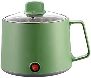 Electric Hot Pot, 1.7L Multi-Functional Electric Skillet for Stir Fry/Stew/Steam, Portable Mini Electric Cooker for Soup Porridge Dumplings Eggs Pasta Noodles Ramen (Non-stick Coated Pink+Steamer)