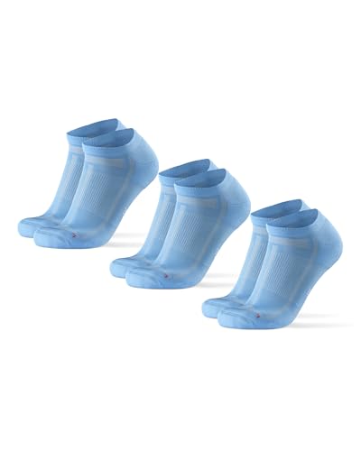 DANISH ENDURANCE Running Socks For Long Distances, Ankle Sports Socks, Cushioned & Breathable, Anti-Blister & Sweat Wicking, for Men & Women, Unisex, 3 pack