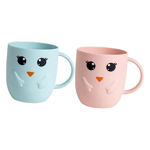 Amosfun 4 Piezas Taza de Lavado para Coffee mug Tazas café contenedor de Pasta de Taza de Pasta de Vasos de Agua antienvejecimiento adorables Tazas de Lavado páginas