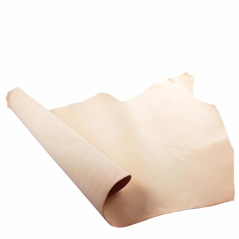Cuero curtido Vegetal de 1,0 mm de Espesor Cuero Genuino Tallado en Piel de Vacuno