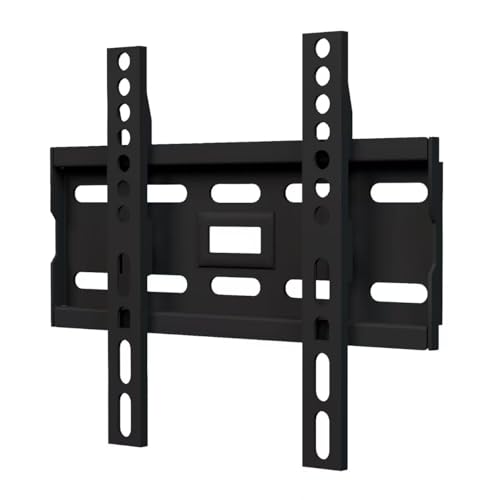 TV Wall Mount Ultra Slim, Low Profile for 14' to 45' TVs LCD LED and Flat Panels, LED LCD up to 55 Lbs, VESA 75x75mm to 200x200mm, Black