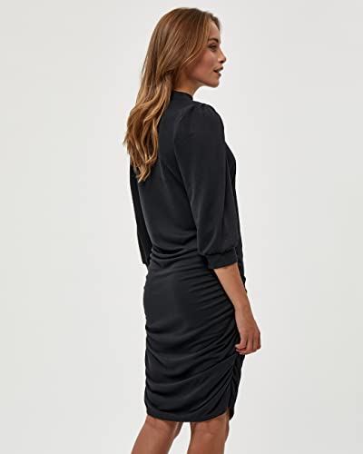 Minus Helene Dress Donna, Nero (100 Black), S
