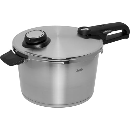 Fissler Vitavit Premium/Schnellkochtopf (8 L, Ø 26 cm) Edelstahl-Dampfkochtopf,4-Garstufen, inkl....