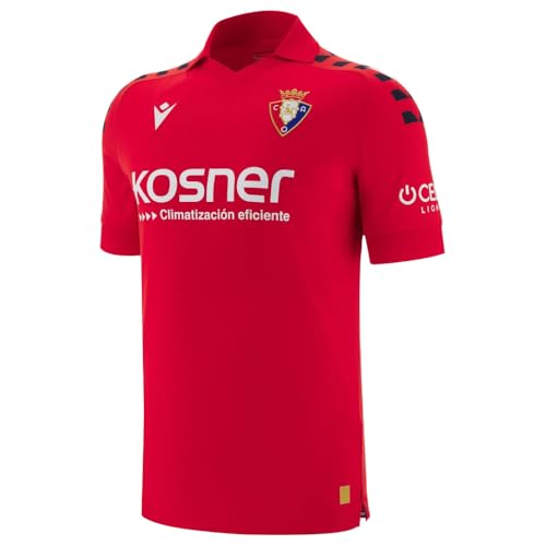 Macron CA Osasuna 25/26 Home Short Sleeve T-Shirt XL
