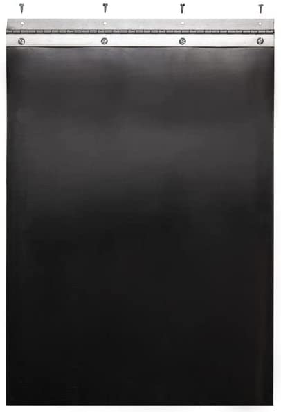 Oswald Supply Rubber Baffle with Hinge and Hardware for 15" x 18" Trash/Laundry Chute Doors, Durable Replacement Baffle Seal for Trash or Linen Chute Intake, Size 14โW x 24โL