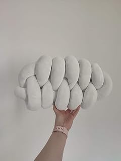 Knot Pillow, White Knot Pillow, Knot Cushion, Knot Cushion, Large Floor Cushion, Large Knot Pillow, Large Floor Pillow, Ball Pillow
