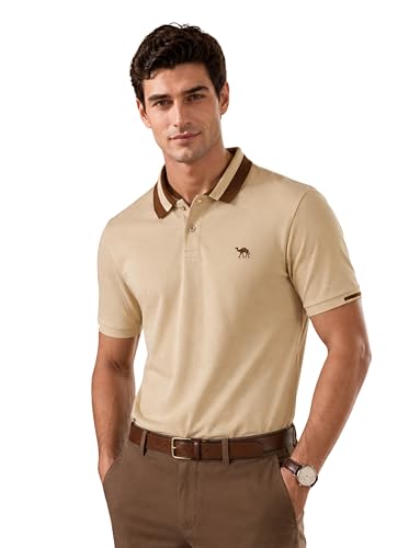 Image of Men's Polo - FYLTR Men's Regular Fit Polo T-Shirt with Contrast Tipping Collar - 100% Cotton | Soft Handfeel | Casual T-Shirts for Men