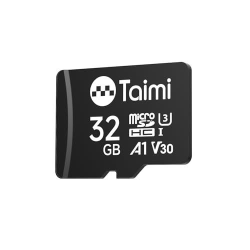TAIMI Micro SD Card Tf Card A1 U3 V30 UHS-I Microsd Memory Card Read Speed Up to 90MB/s (32GB)