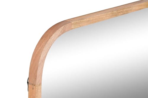 ESPEJO MANGO 80X3X65 MARRON