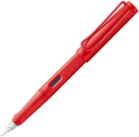 Lamy Safari Cosy Fountain Pen 020 Special Edition, Modern Fountain Pen in Strawberry Colour with Ergonomic Grip and Timeless Design, Nib Strength EF, Special Model, Pack of 1