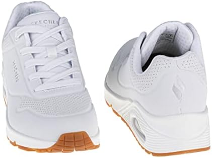 Skechers womens Skecher Street Women's Uno - Stand on Air Sneaker, White, 5.5 US | Image 4