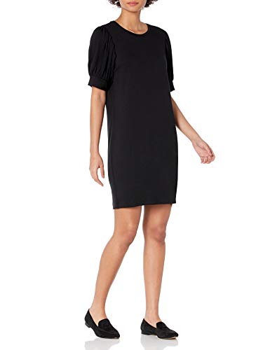 Amazon Essentials Damen Kleid mit Kurzen Puffärmeln aus Superweichem...