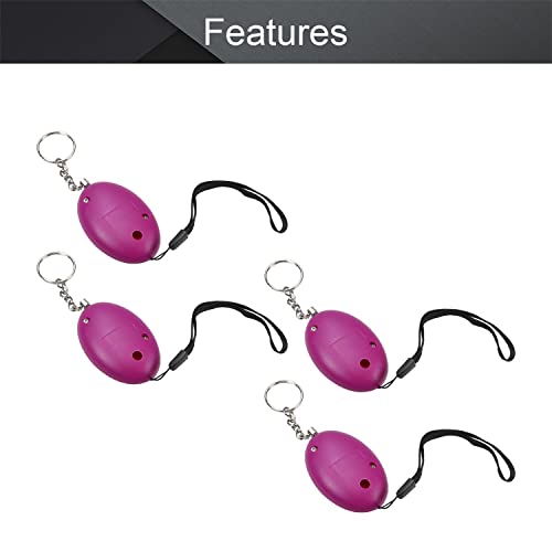 Image of Othmro 4 Pack 120DB Personal Alarm, Purple