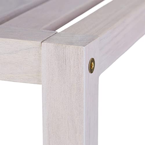 Relaxdays Scaffale da Bagno, Legno di Noce