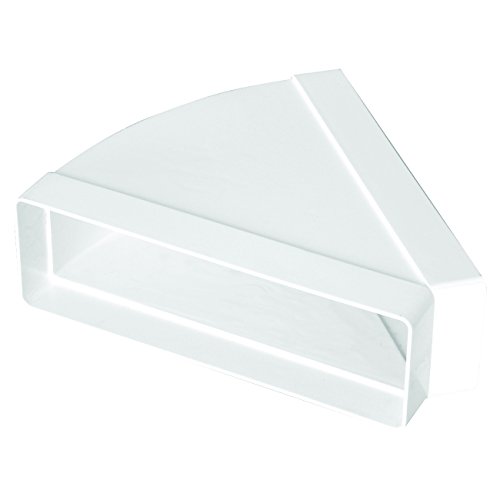 Preisvergleich Produktbild Flachkanalbogen 45° waagerecht Bogen Flachkanal Lüftungskanal DN 150 220 x 90 mm