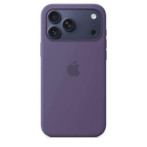 Image of Apple iPhone 17 Pro Max Silicone Case with MagSafe and Camera Control: Lightweight Phone Case, Wireless Charging Compatible, Smooth Matte Finish; Purple Fog