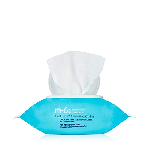 M-61 Fast Blast Cleansing Cloths- 30 Treatments- Daily AHA deep cleansing cloths