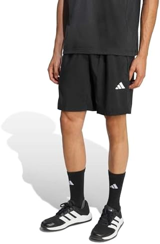 adidas Men's Workout Essentials Basic Woven Short, Black, Medium/7"