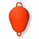 Boote & Yachten Kantschuster Boje oval | Festmacherboje | Ankerboje | Markierungsboje | Volumen: 9,5 Liter | Farbe nach Wahl (weiß, gelb, orange), Farbe:orange