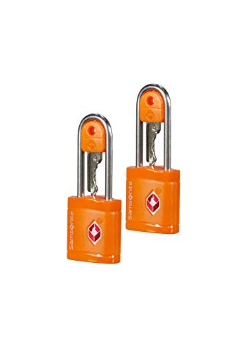 Samsonite Global Travel Accessories TSA Key Luggage Lock 2X, 6 cm, Orange