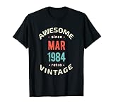 Photo Gallery awesome since march 1984 - retro - vintage 1984 birthday maglietta Photo Gallery awesome since march 1984 - retro - vintage 1984 birthday maglietta