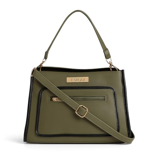 Image of Fargo Mila Handbag for Women | Soft Vegan Leather, YKK Zipper, Stylish Shoulder Purse for Office, College, Casual & Event Use | Made in India