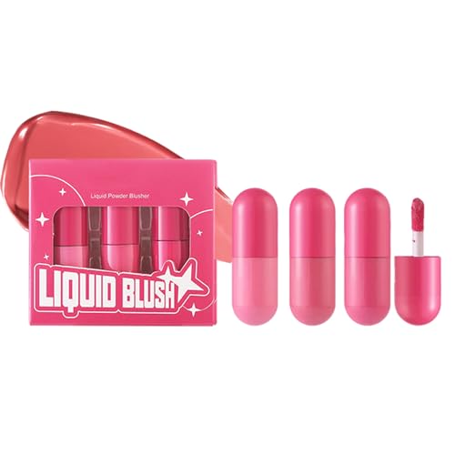 Rubor líquido para mejillas | Rubor natural - Colorete líquido Rouge Stick ligero resaltador naturalmente esculpido para maquillaje de belleza