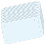 Simplee Signage 4'x7' Blank White Motorcycle Vanity Plate - Perfect for Custom Vinyl Designs and Business Use DIY & DTF Projects 20 (Twenty)