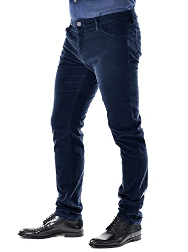 Pantalon velours homme hiver décontracté contre le froid tissu chaud Evoga